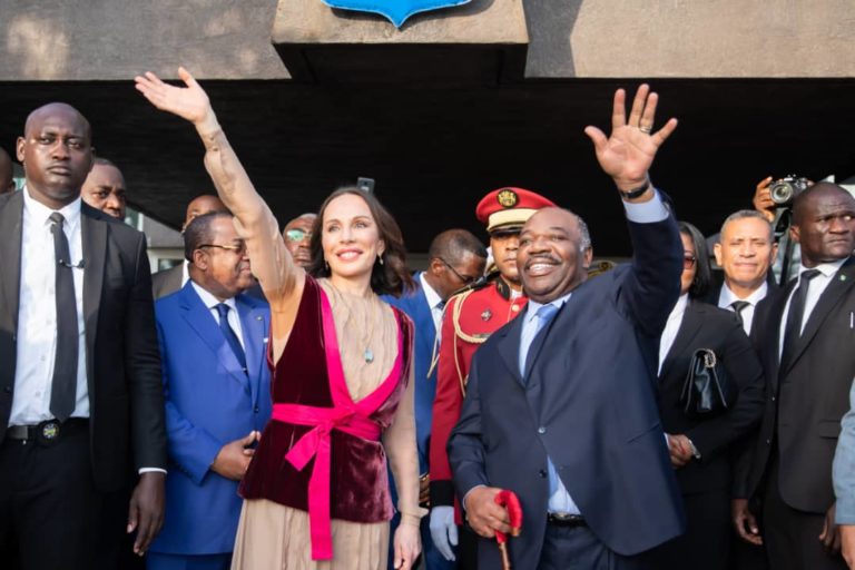 Ali Bongo Ondimba à Libreville.